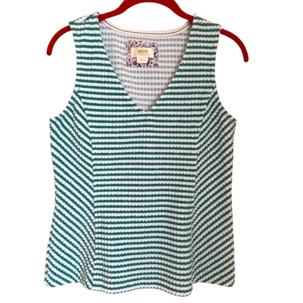 MaEVe by‎ Anthropologie Franconia stripe top Sz Small